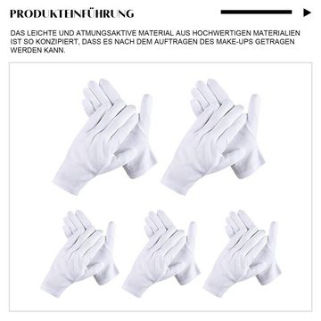 Daisred Baumwollhandschuhe Handmaske Feuchtigkeitsspendend Socken Spa 5 Paare