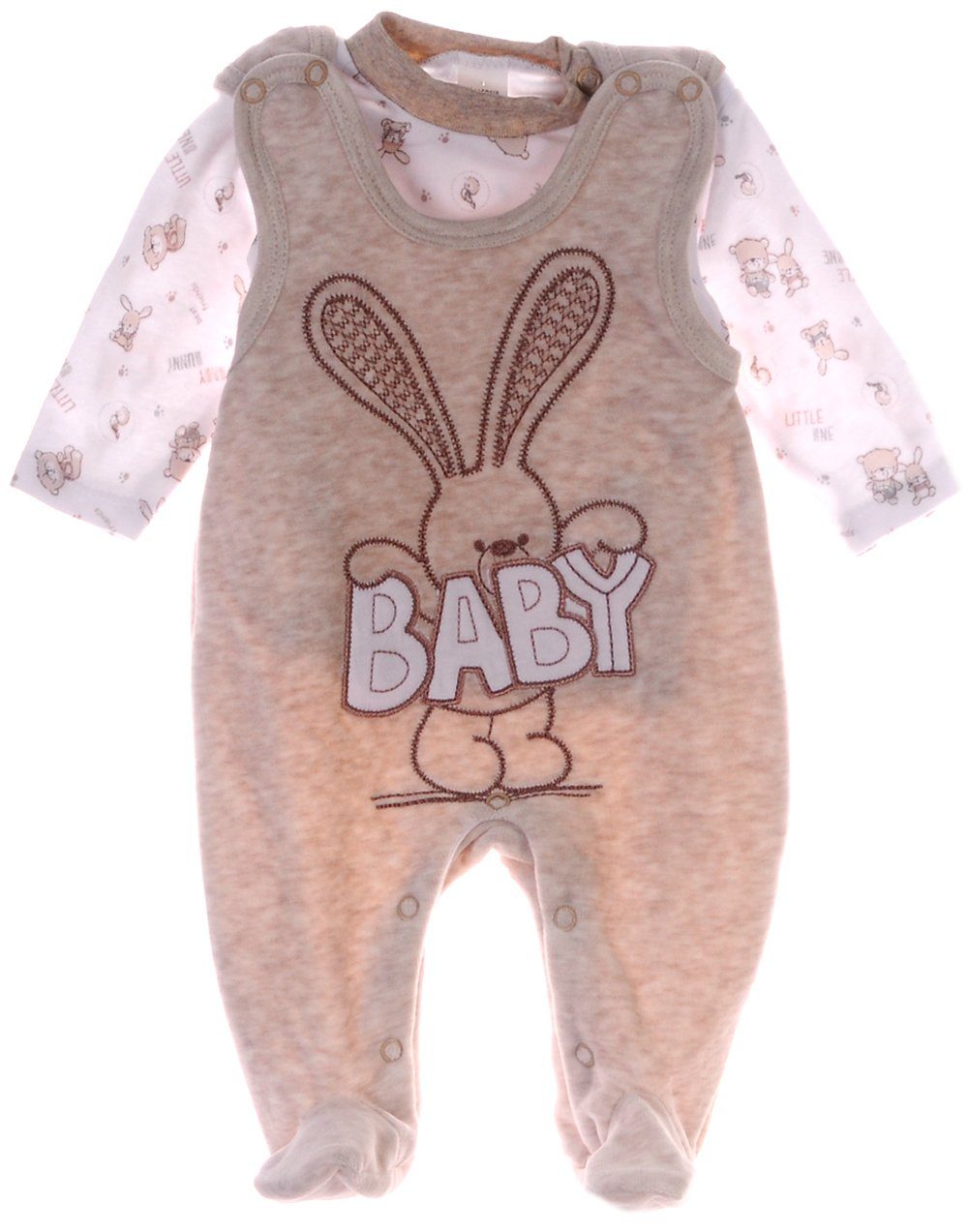 La Bortini Strampler Strampler und Shirt 2tlg. Set Baby Anzug 46 50 56 62 68