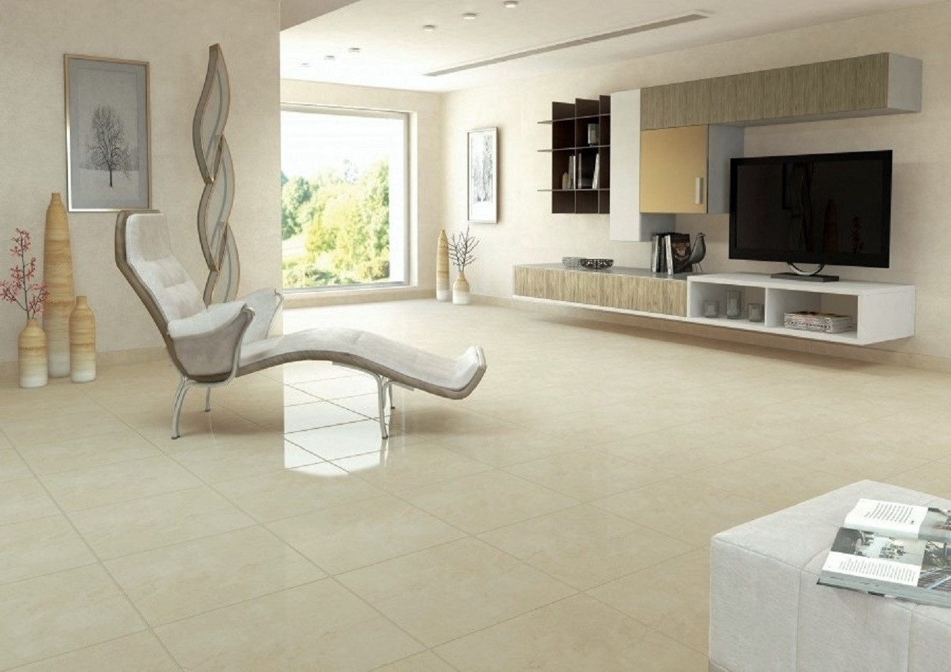 Xlmoebel Bodenfliese Marmorfliesen 40x40cm in CREMA MARFIL für einen edlen Bodenbelag aus, Marmor, CREMA MARFIL, Marmor CREMA MARFIL 40x40 cm 40m², Hergestellt in Europa