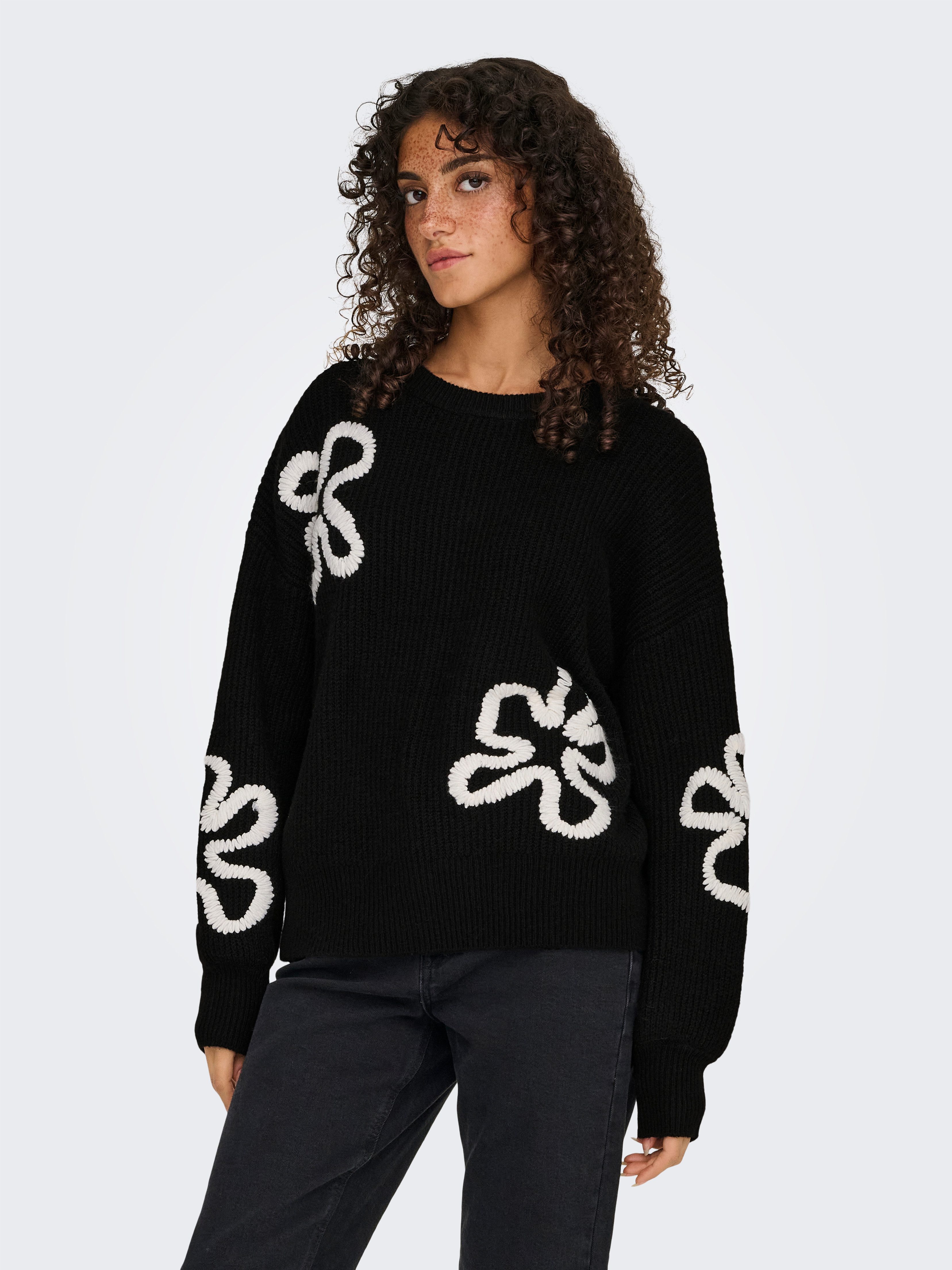 ONLY Strickpullover ONLDAISY LS STITCH O-NECK KNT günstig online kaufen