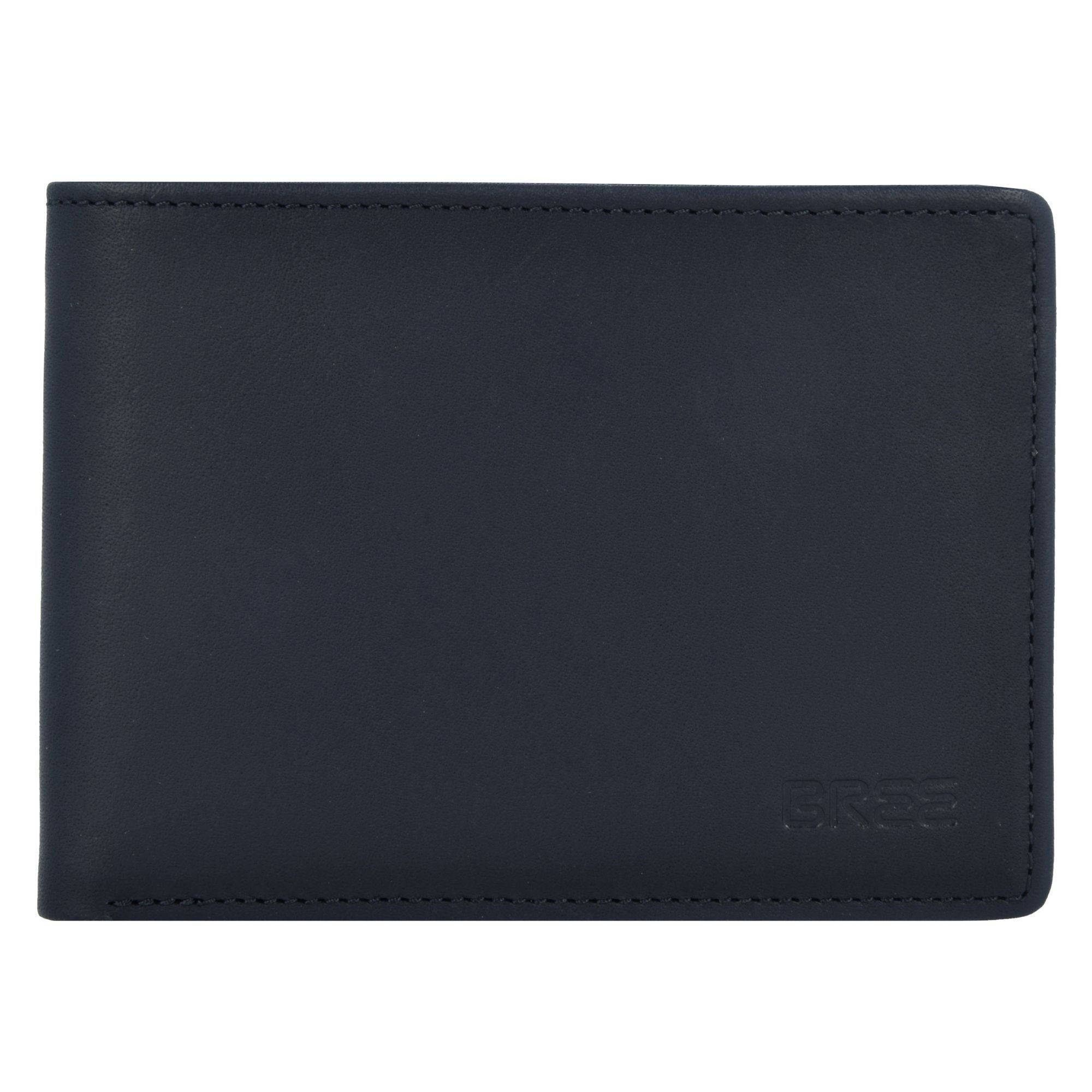 BREE Geldbörse Oxford, black Leder