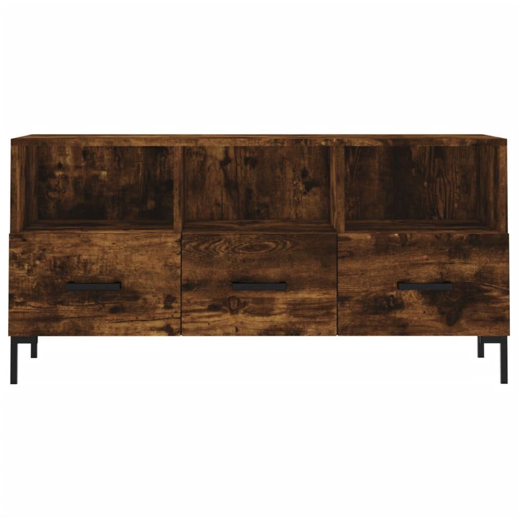 102x36x50 Räuchereiche Holzwerkstoff TV-Schrank furnicato cm