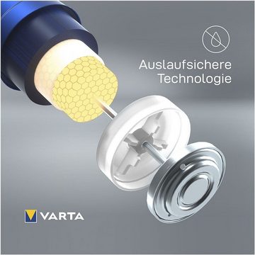 VARTA LONGLIFE Power Batterie, (1.5 V, 12 St), Micro / AAA / LR03, 1,5 V, Alkali-Mangan, mit langer Lebensdauer