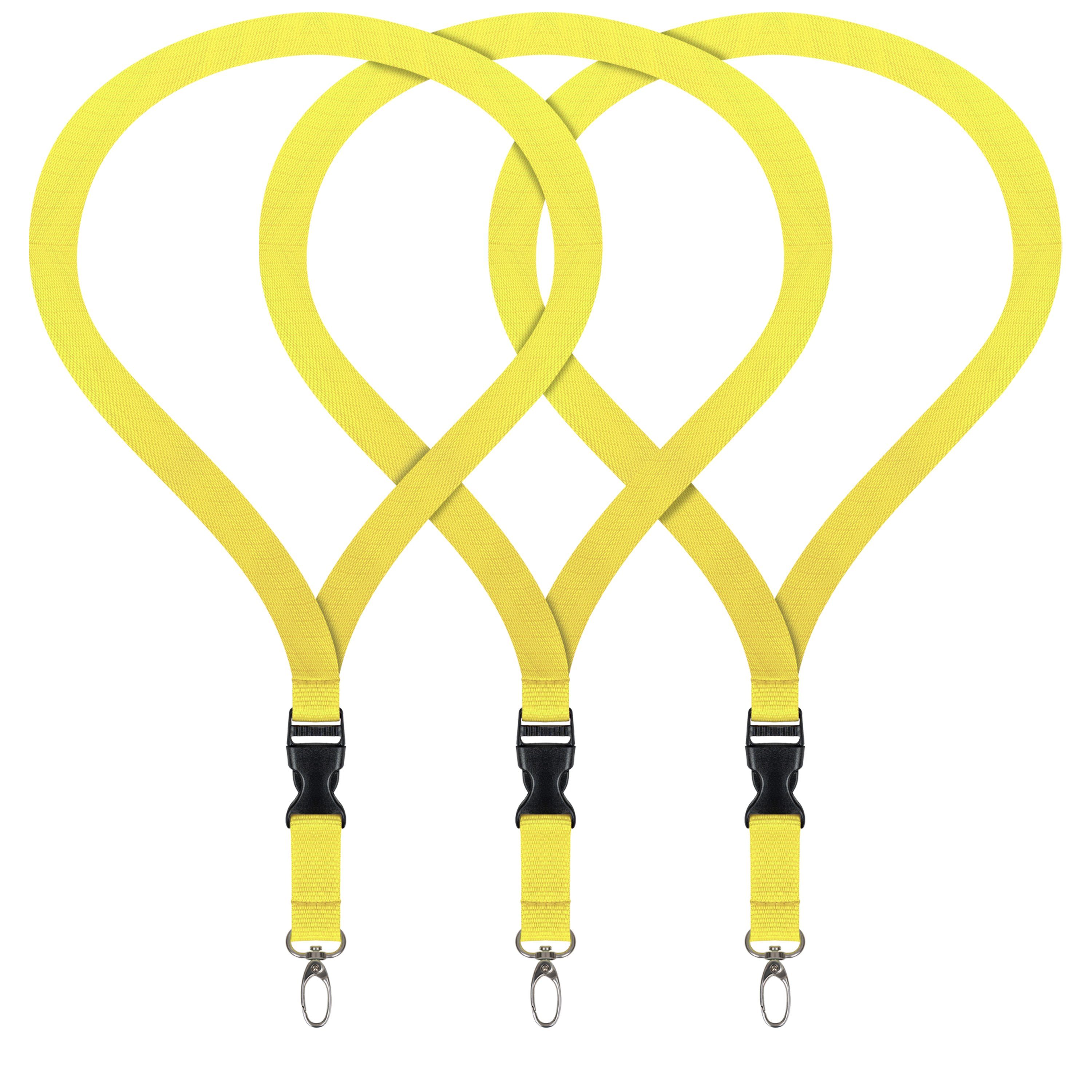 WEBBOMB Schlüsselanhänger 3x Lanyard unbedruckt Schlüsselbänder günstig online kaufen