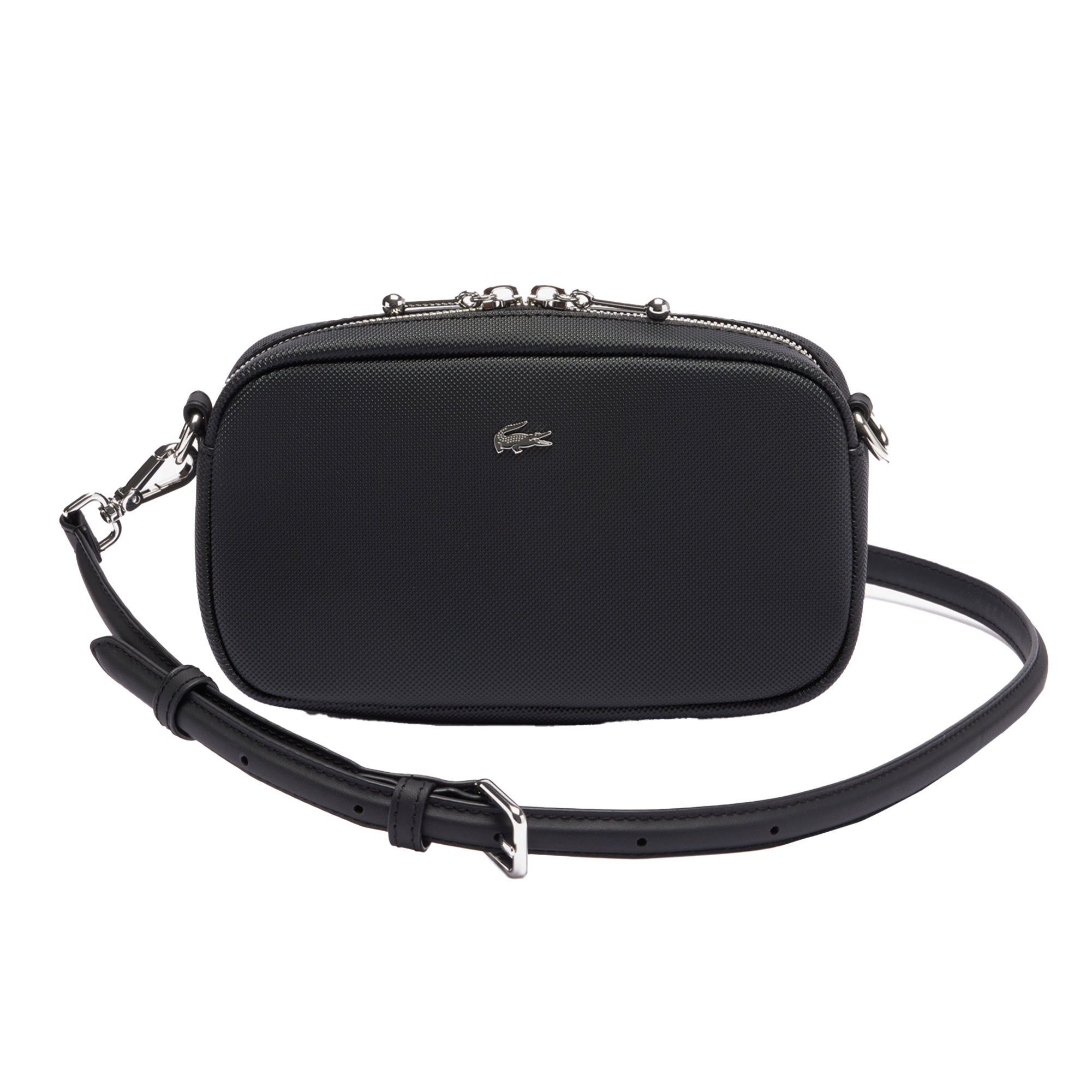 Lacoste Henkeltasche Damen Umhängetasche Lederimitat