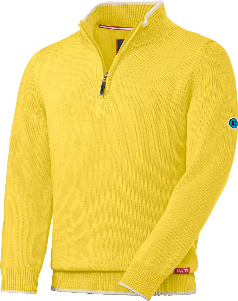 Franz Klammer Strickpullover angenehme Wärmeleistung und atmungsaktiv dank hohem Baumwollanteil