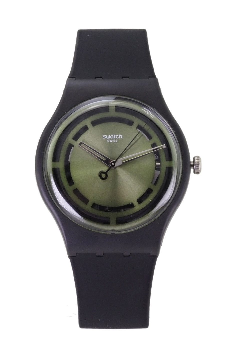 Swatch Quarzuhr Swatch Herren Quarz Uhr SO32B117 LEAFY LINE X89