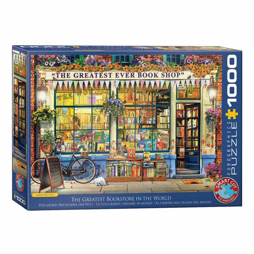 EUROGRAPHICS Puzzle Der großartigste Buchladen der Welt, 1000 Puzzleteile