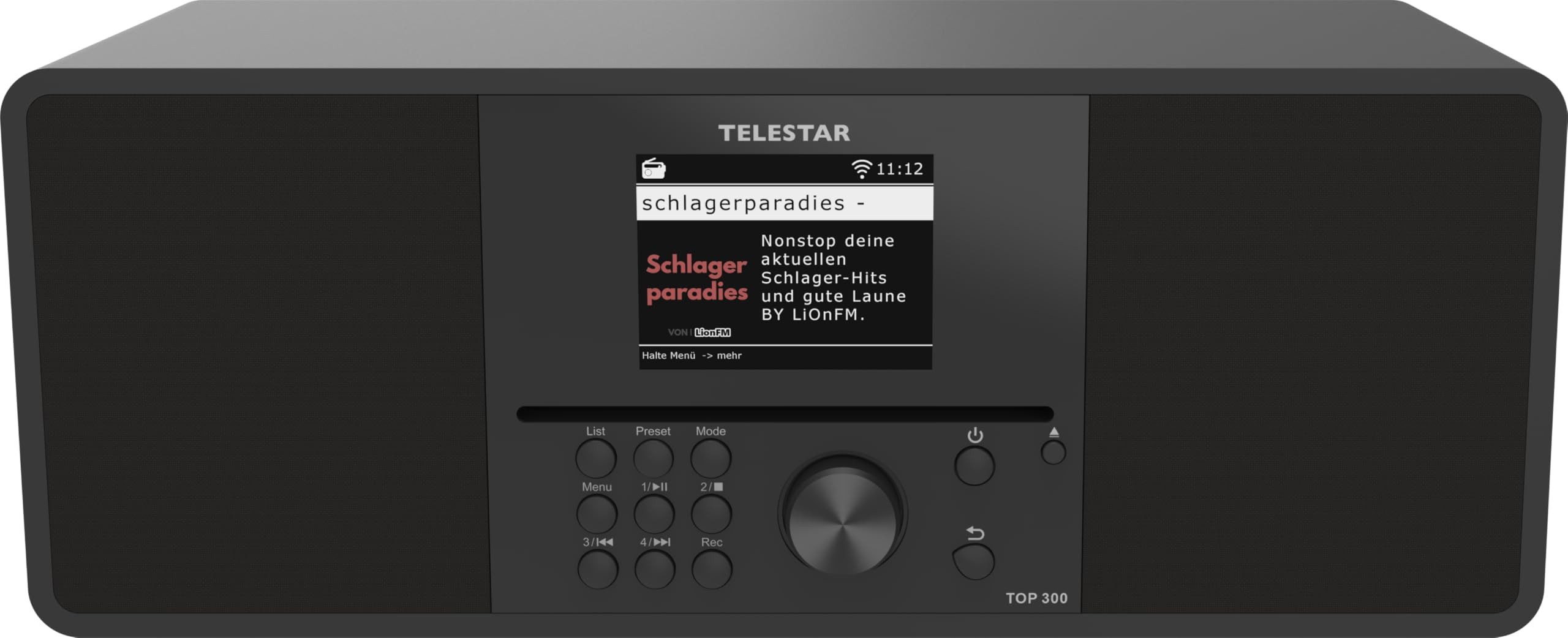 TELESTAR TOP 300 Digitalradio (DAB) (DAB+ Digitalradio in Schwarz, TOP 300)
