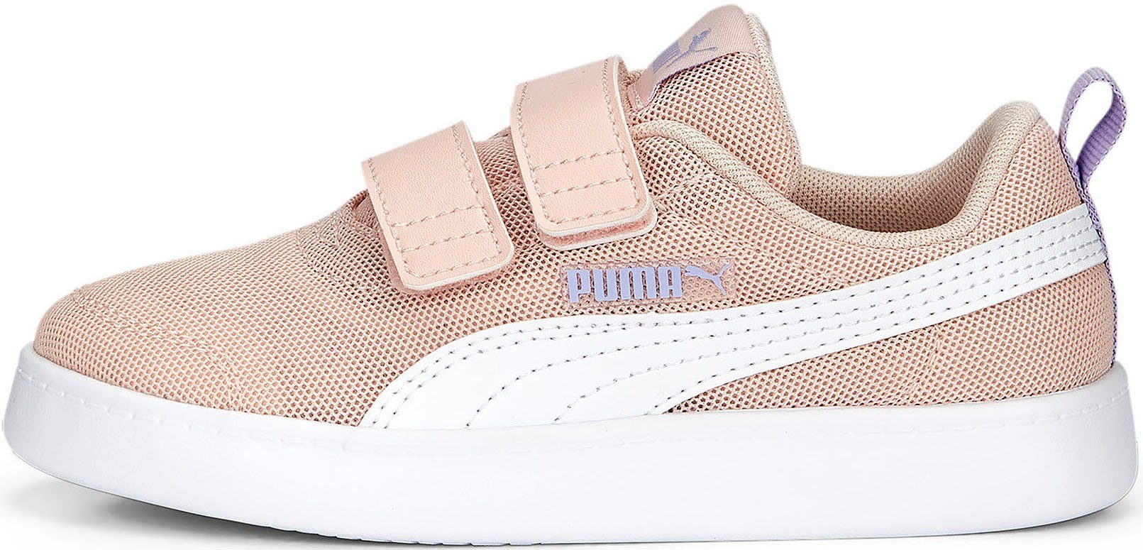 PUMA Courtflex Pink Sneaker Rose v2 Dust White Violet Mesh Purple Vivid PS V