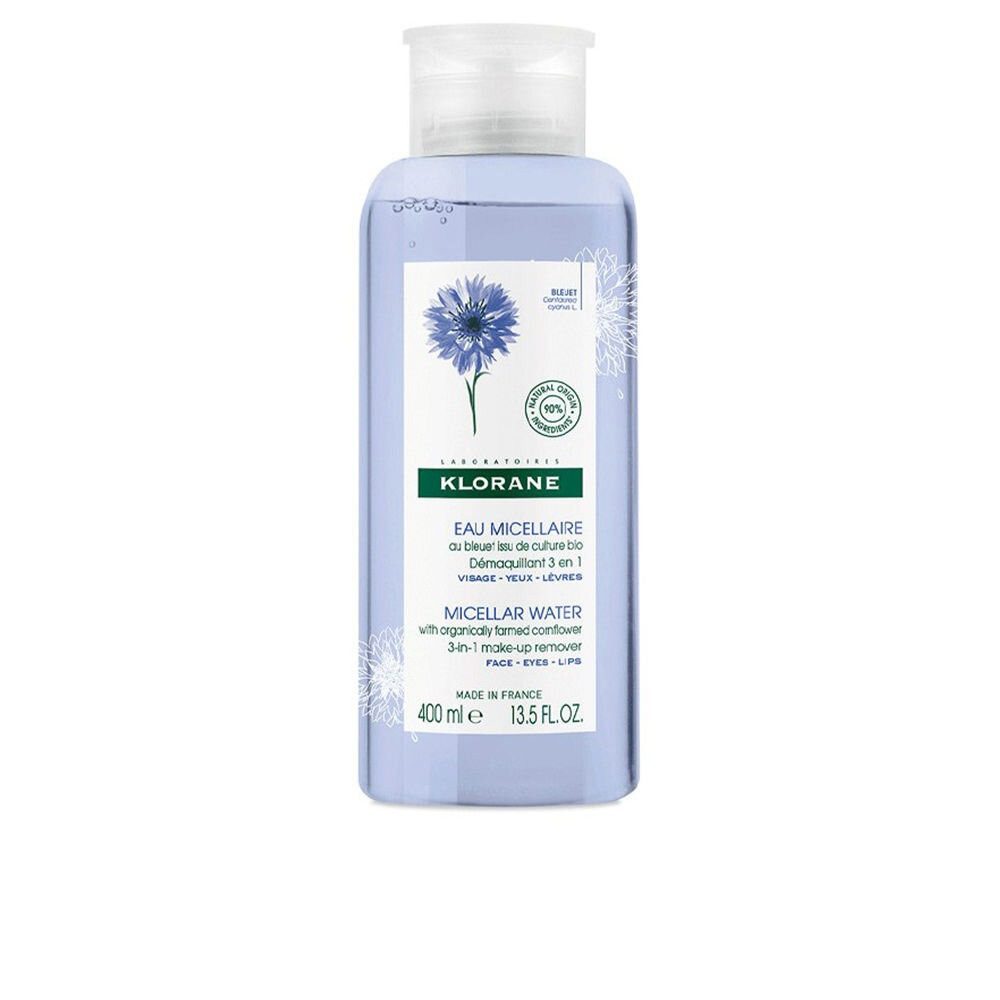 KLORANE Gesichtswasser Mizellares Reinigungswasser aus Bio-Kornblume 400 ml
