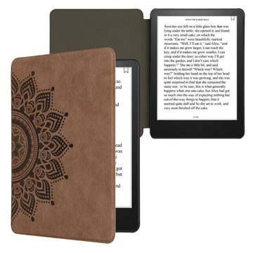 kwmobile E-Reader-Hülle Hülle für Amazon Kindle Paperwhite 11. Generation 2021, Kunstleder eReader Schutzhülle - Case Cover Aufgehende Sonne Design