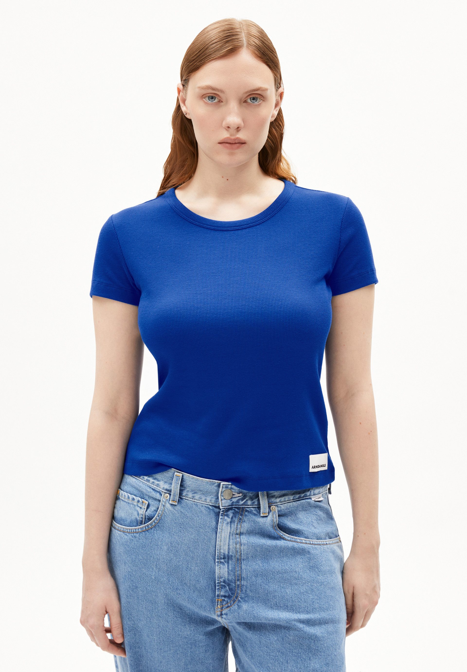 Armedangels T-Shirt KARDAA Ripp-T-Shirt aus Bio-Baumwoll günstig online kaufen