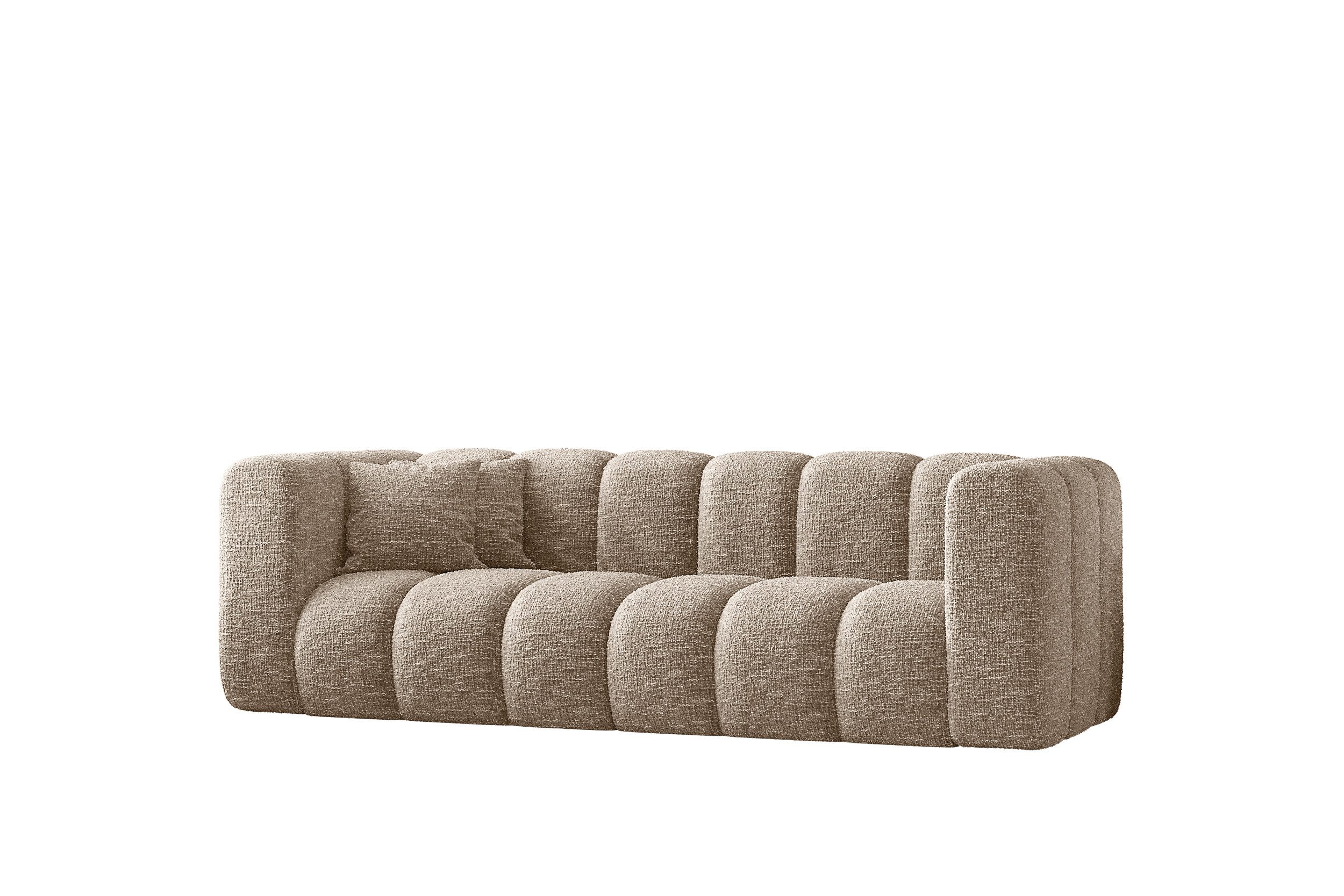 Kaiser Möbel Sofa Couch, Dreisitzer Grand Modular Stoff Salvador und Haga, günstig online kaufen