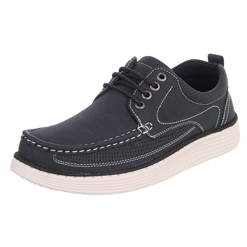 Coolwalk Herrenschnürschuh mit Komfortsohle für Alltag Schnürschuh (92009927) Flach Schnürer in Dunkelblau