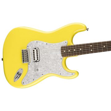 Fender E-Gitarre, Tom Delonge Strat RW Graffiti Yellow - E-Gitarre