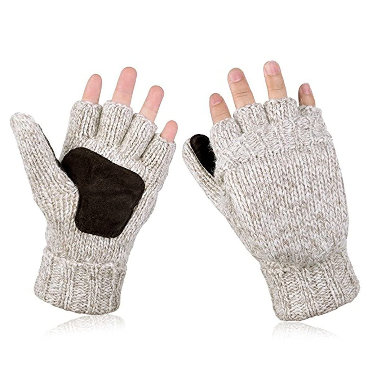 Jormftte Baumwollhandschuhe Warme Winterhandschuhe - gegen Kälte bei Sport, Arbeit & Outdoor