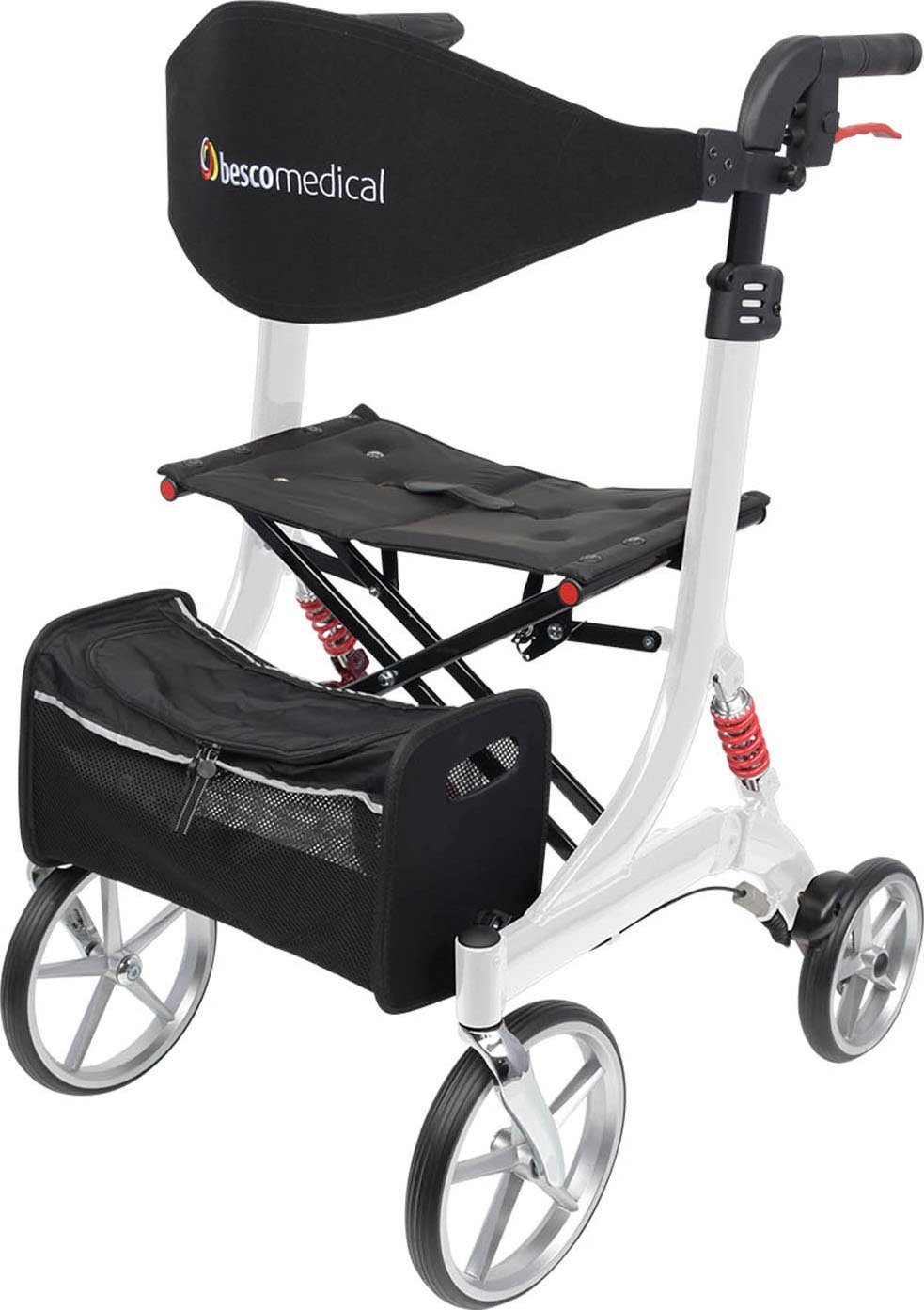 bescomedical Rollator Spring Small, Размер S (Sitzhöhe 52cm), höhenverstellbare Griffe