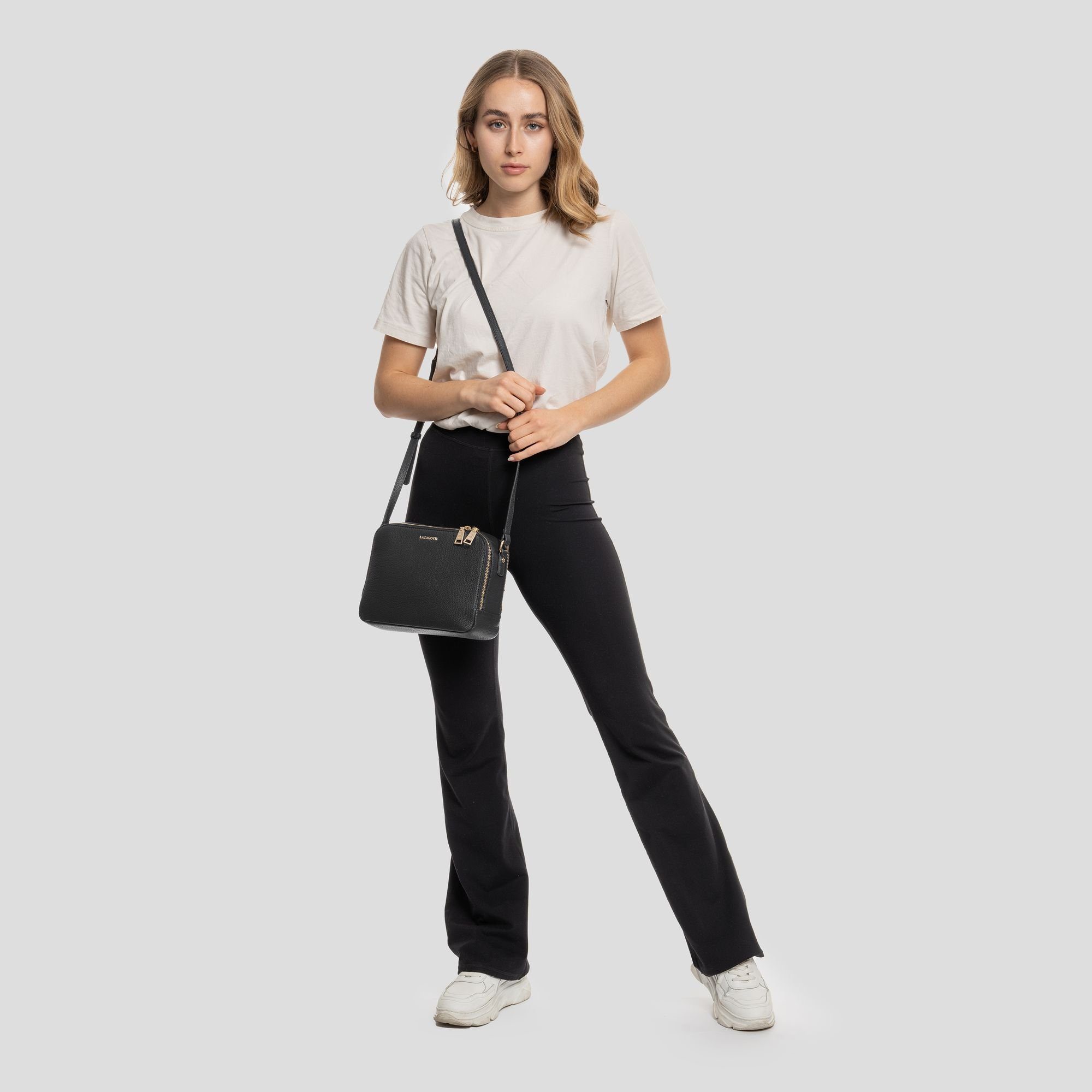 Lazarotti Umhängetasche Bologna Leather, Leder