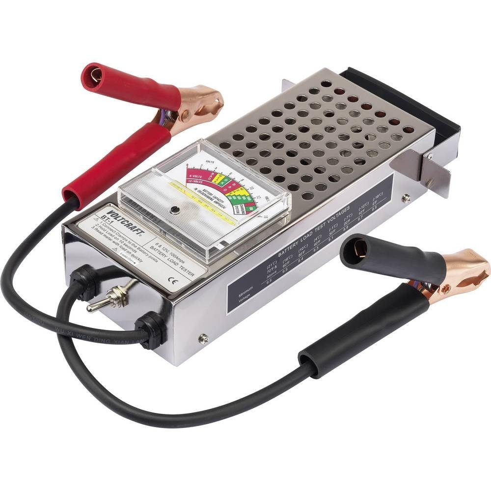 VOLTCRAFT Bleibatterietester Analog BT-1 Batterie-Ladegerät