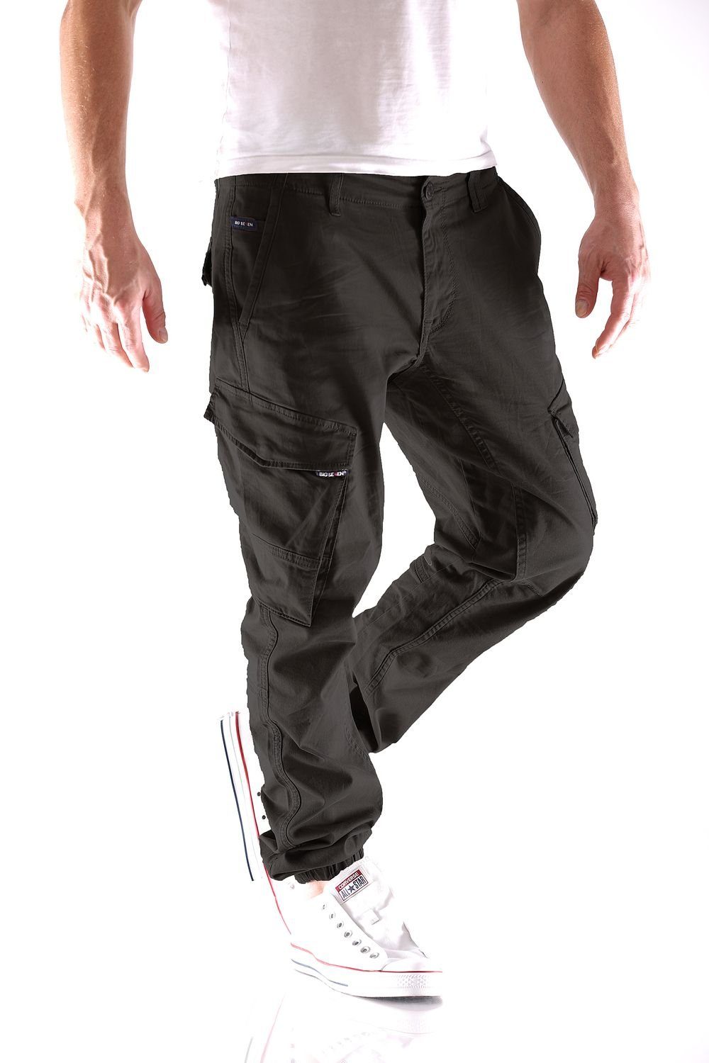 Big Seven Cargojeans Big Seven Ben Straight Tapered Herren Cargo Hose günstig online kaufen