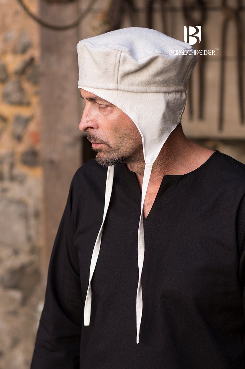 Burgschneider Ritter-Kostüm Mittelalter Kappe Hugo verschiedene Farben