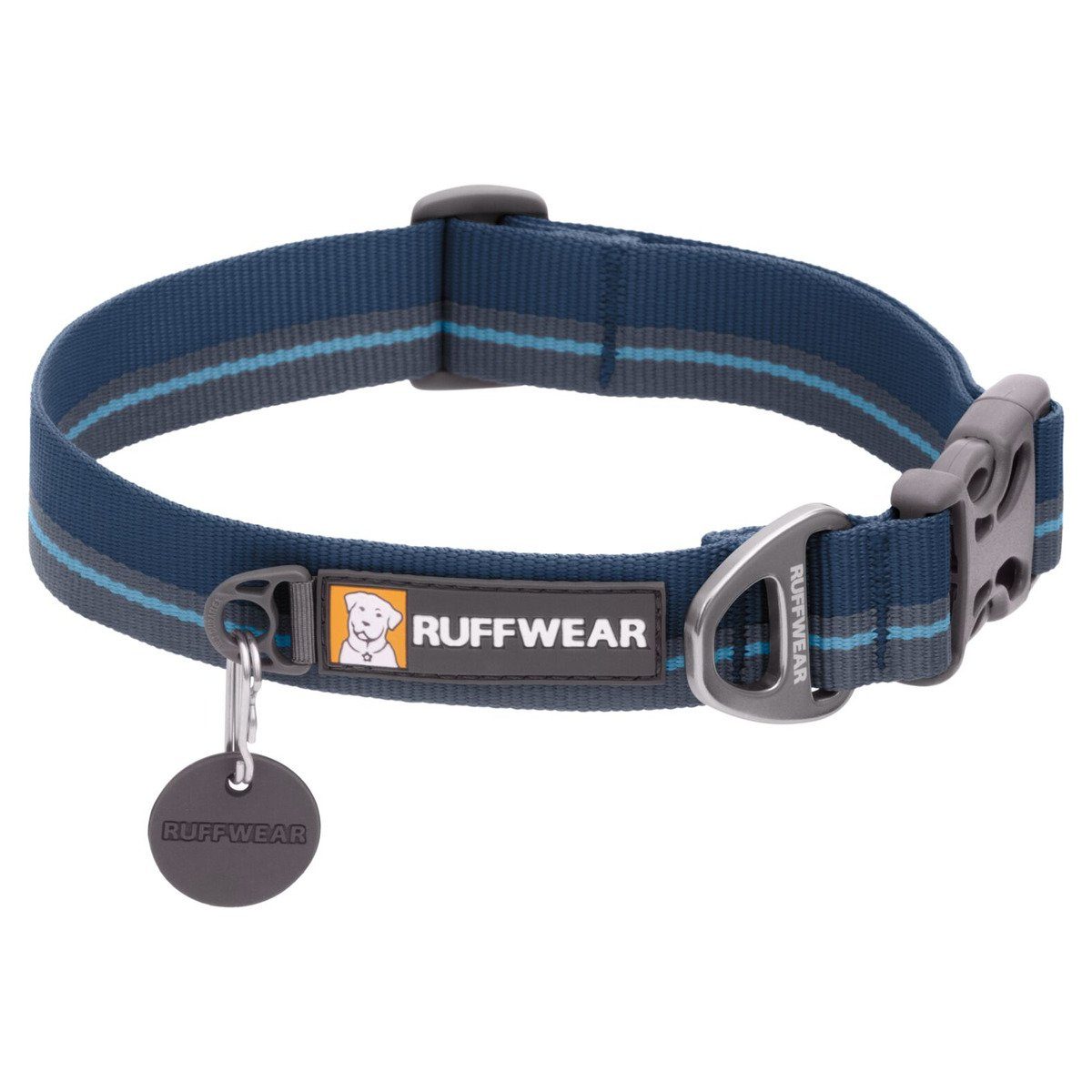 Ruffwear Hunde-Halsband Hundehalsband Flat Out Collar Blue Horizon