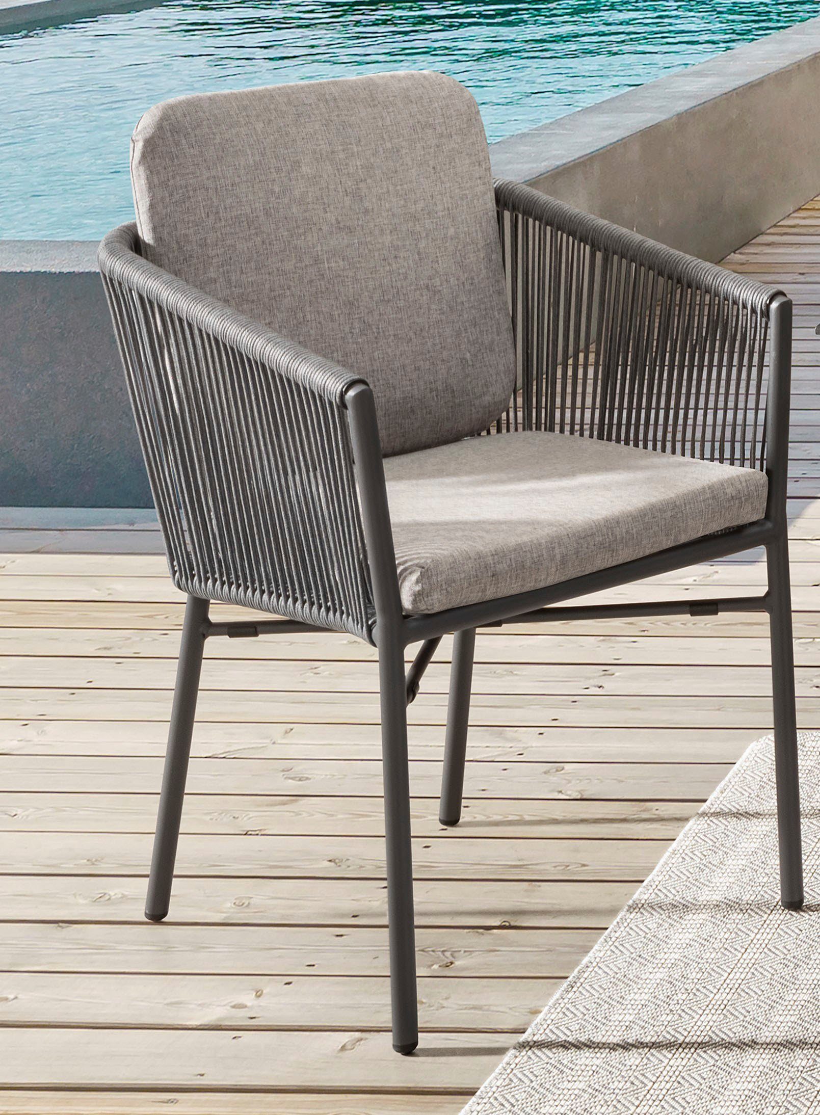 Destiny Gartensessel LUCCA (Set, 2-St), Aluminium, günstig online kaufen