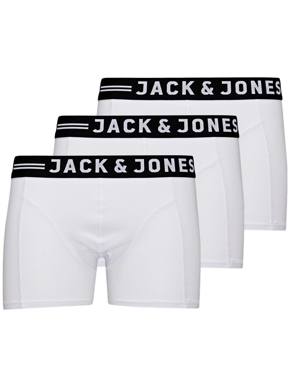 Jack & Jones Boxershorts »3612« (3 St) Herren J&J Trunks Boxershorts 3er  Pack Stretch Unterhose online kaufen | OTTO