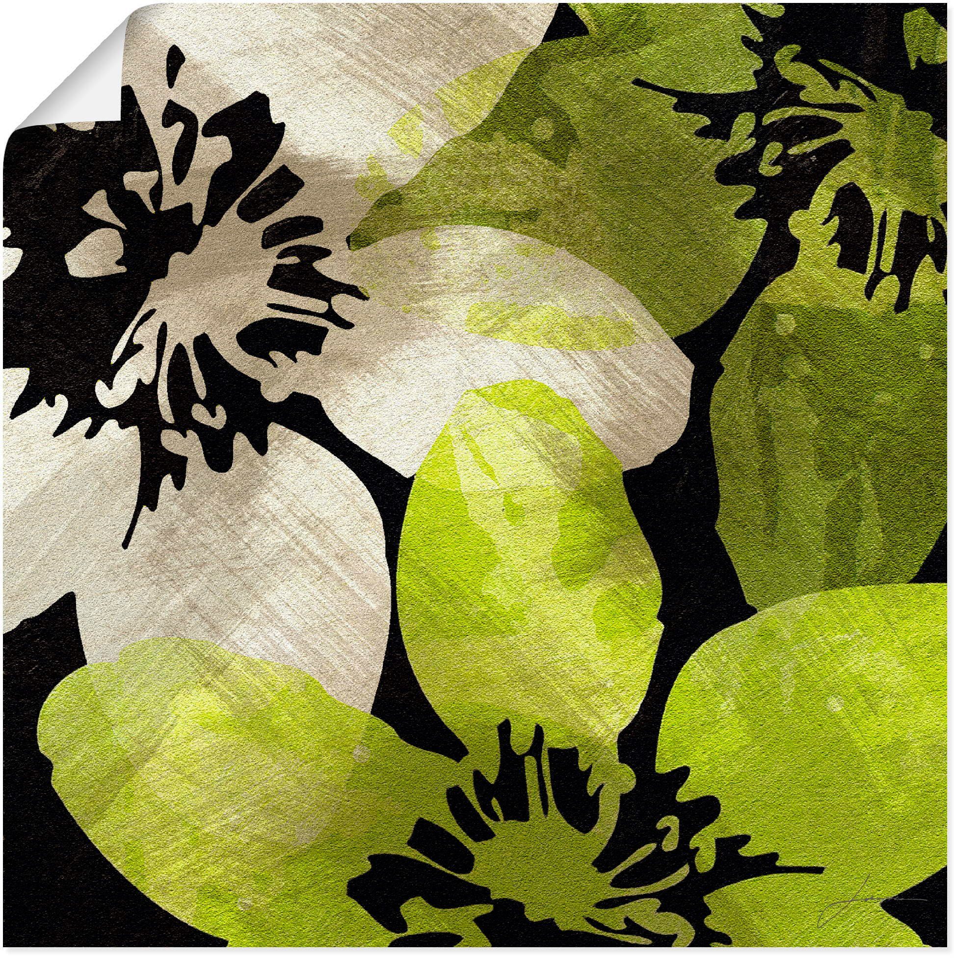 St), Leinwandbild, Poster als Wandaufkleber in Blumen oder Wandbild Artland (1 versch. Alubild, Blüten V, Größen