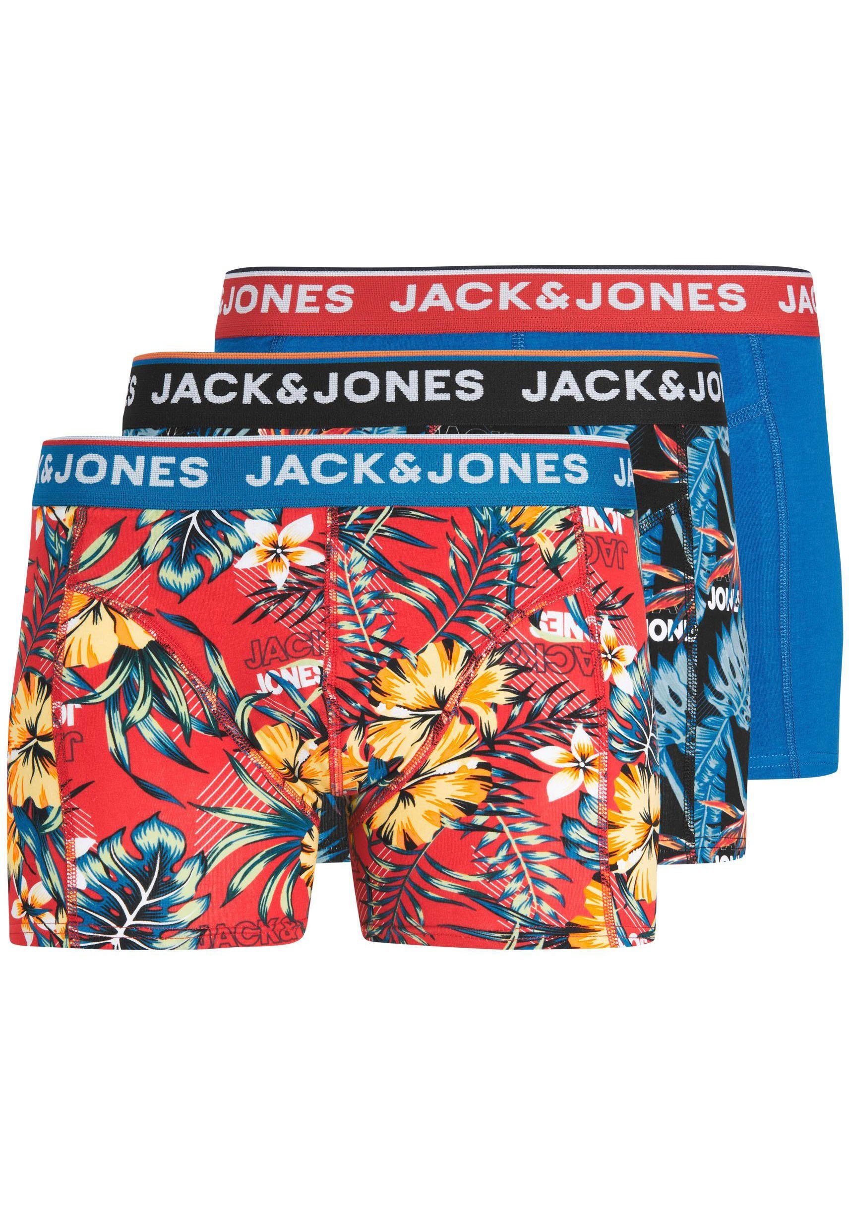 Jones NOOS PACK 3 JNR Junior Jack TRUNKS & Boxershorts JACAZORES (Packung, 3-St)