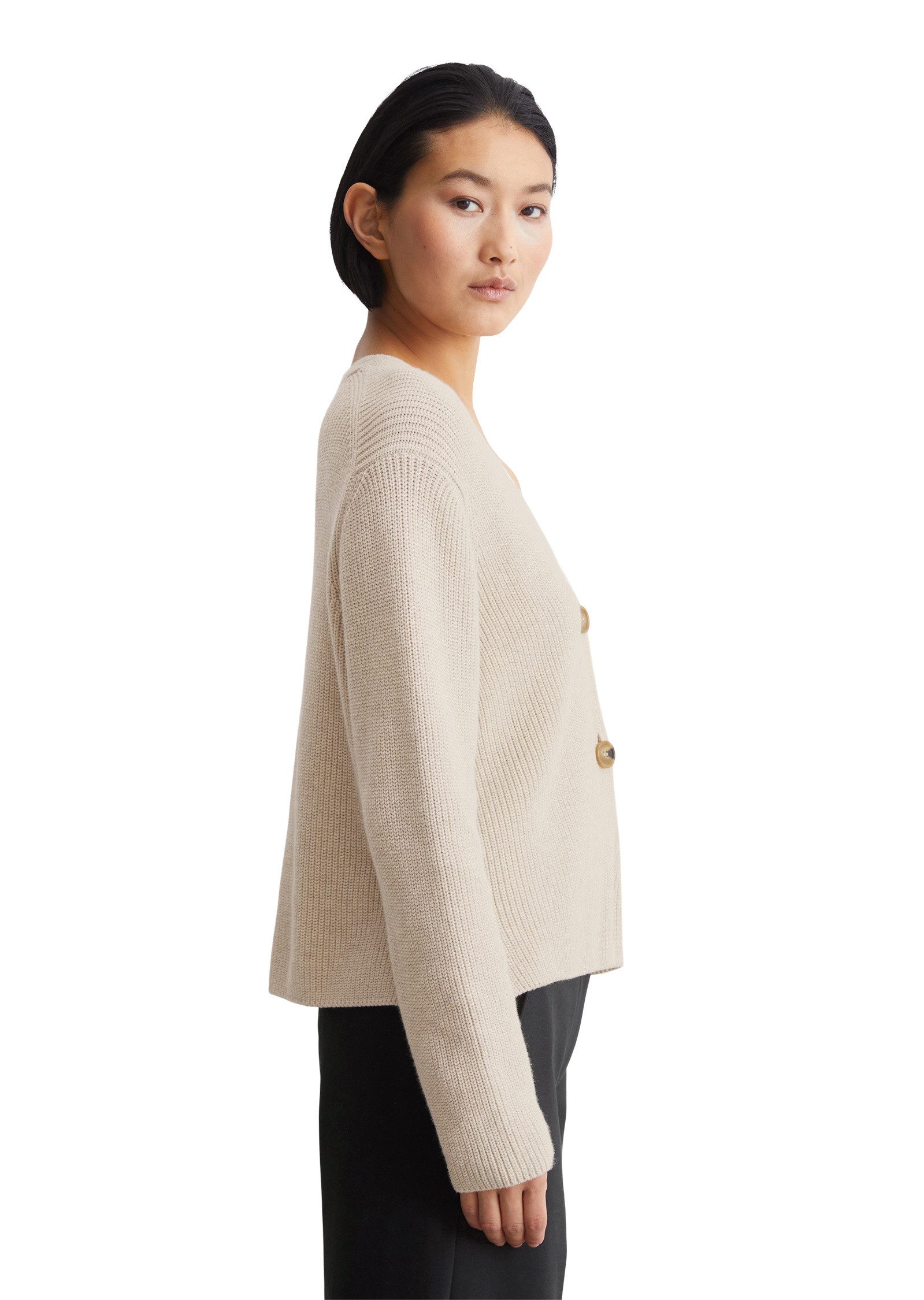 Marc O'Polo Cardigan aus Heavy-Weight-Organic-Cotton günstig online kaufen