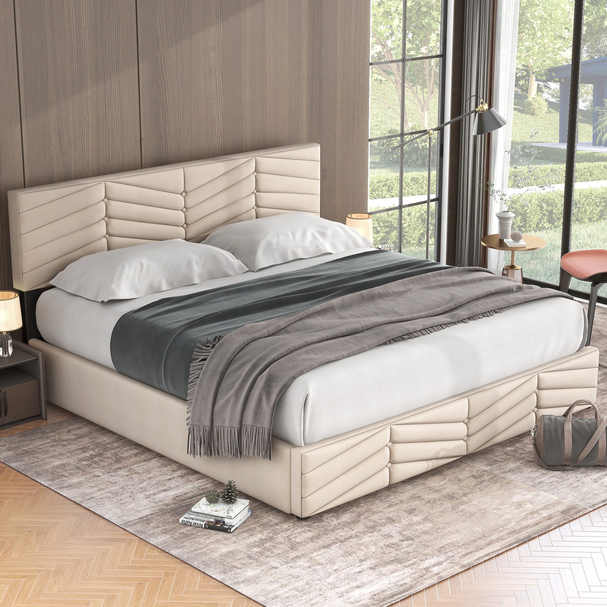 STILVORA Polsterbett Doppelbett 180×200 Jugendbett mit günstig online kaufen