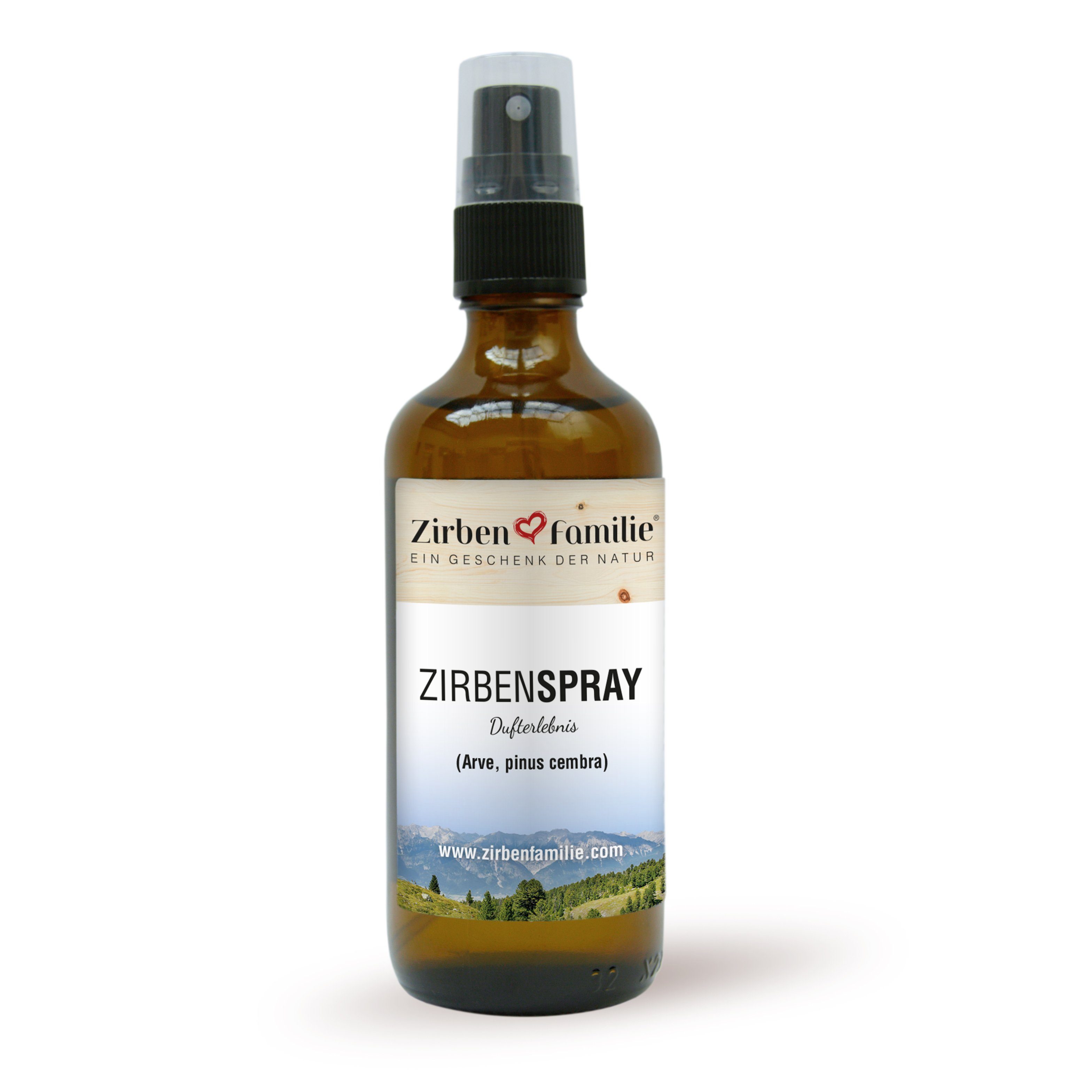 Zirbenfamilie Duftlampe Zirbenspray 100 ml (100 Spray) ml