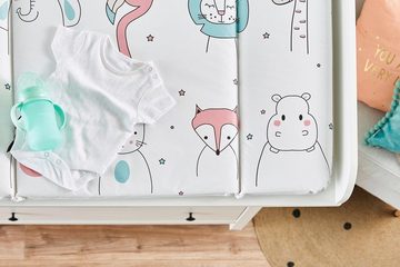 Rotho Babydesign Wickelauflage Happy Faces, Made in Europe