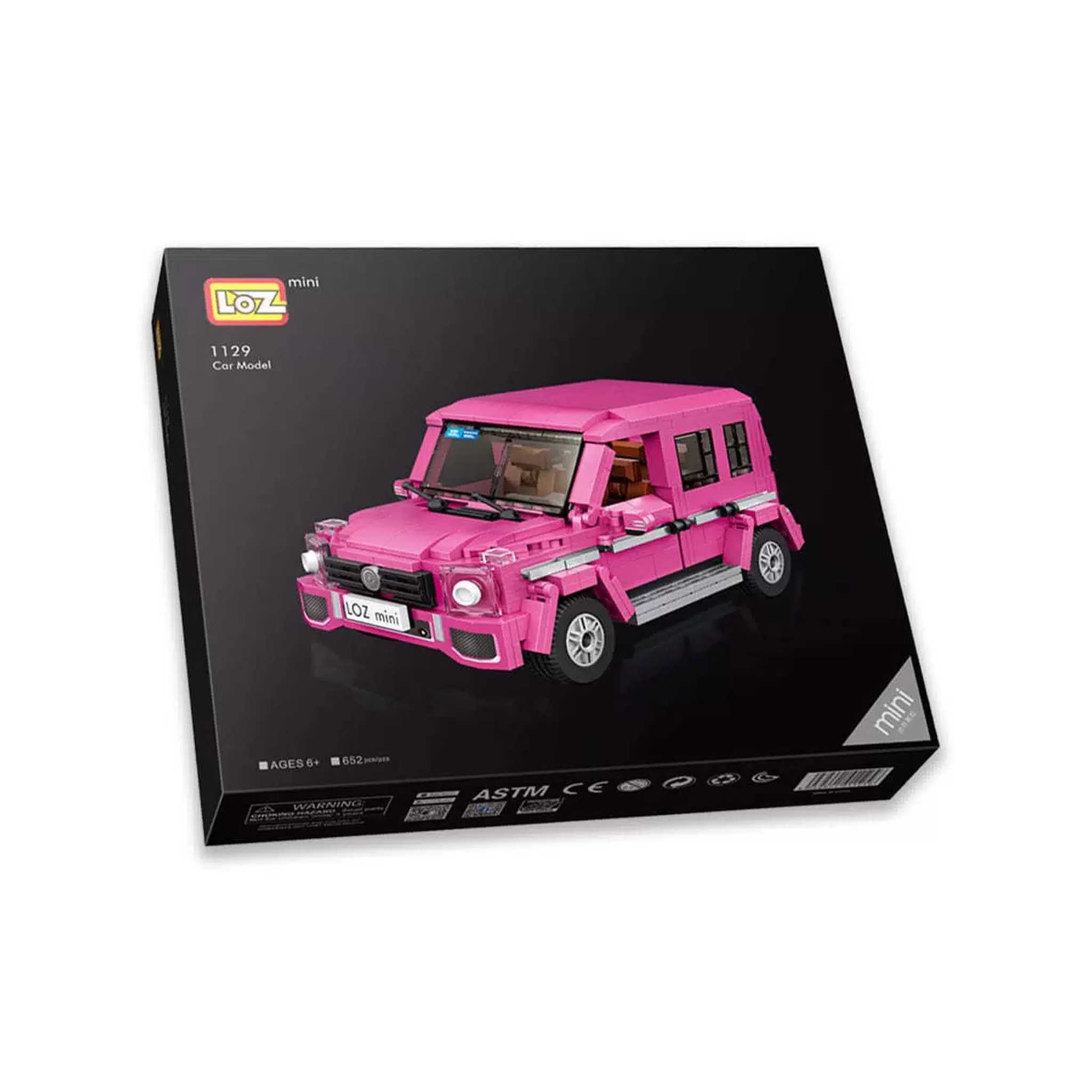 Loz 1129 - Pinker SUV (LOZ) Klemmbausteine Spielbausteine
