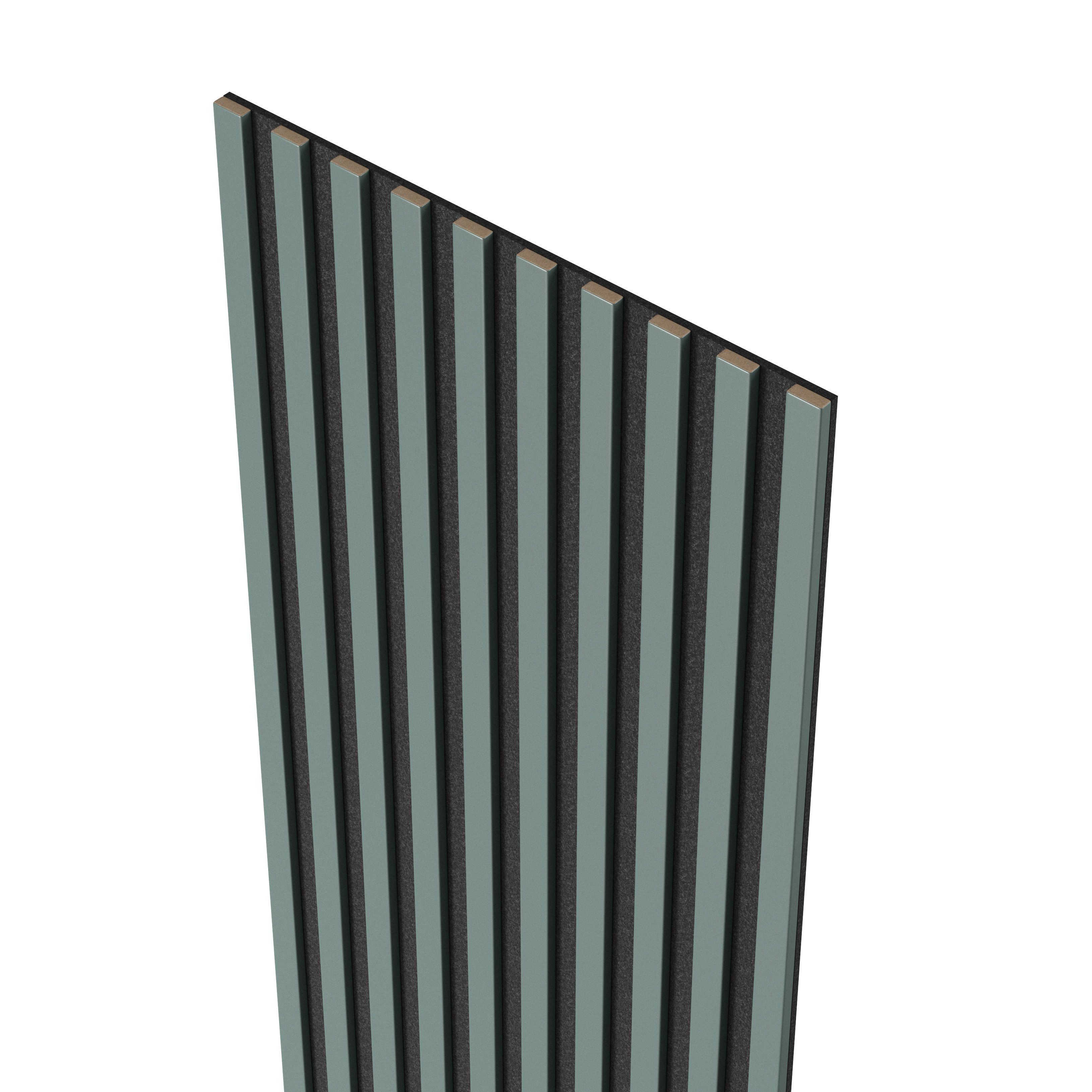 Mebano Wandpaneel Farbmuster für Wandlamellen, 14 Farben zur Auswahl, (Farbe: Eiche natur GRANDSON, Eiche ARTISAN, Eiche WOTAN, Eiche hell SANREMO, Eiche SONOMA, Eiche STIRLING, Nussbaum, WENGE, Weiß halbmatt, Schwarzes Holz, INDIGO BLUE, SAND GREY, ARCTIS GREY, OLIVE, Sehr hochwertige Lamellen)