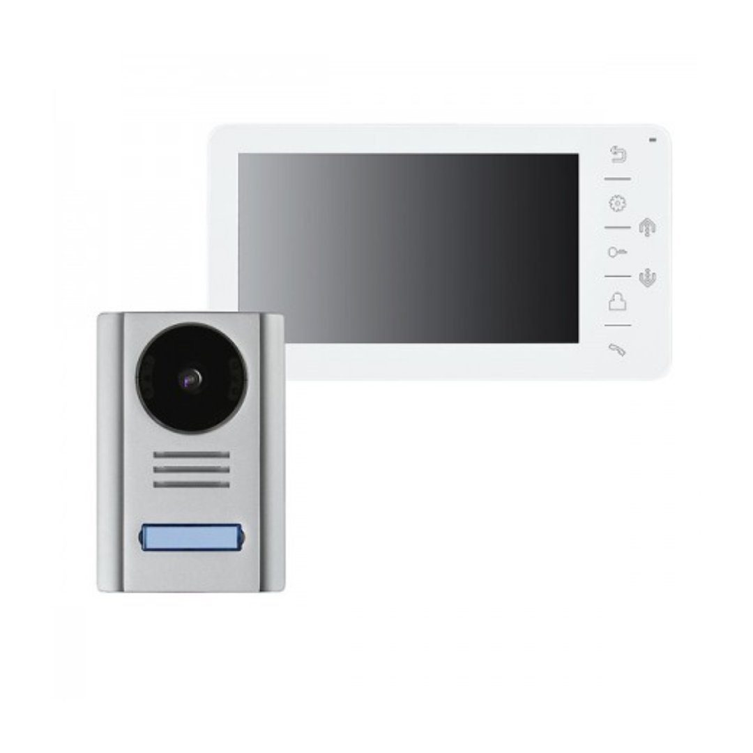 Indexa Video-Türsprechanlage mit 7 Zoll Monitor, 4-Draht Überwachungskamera