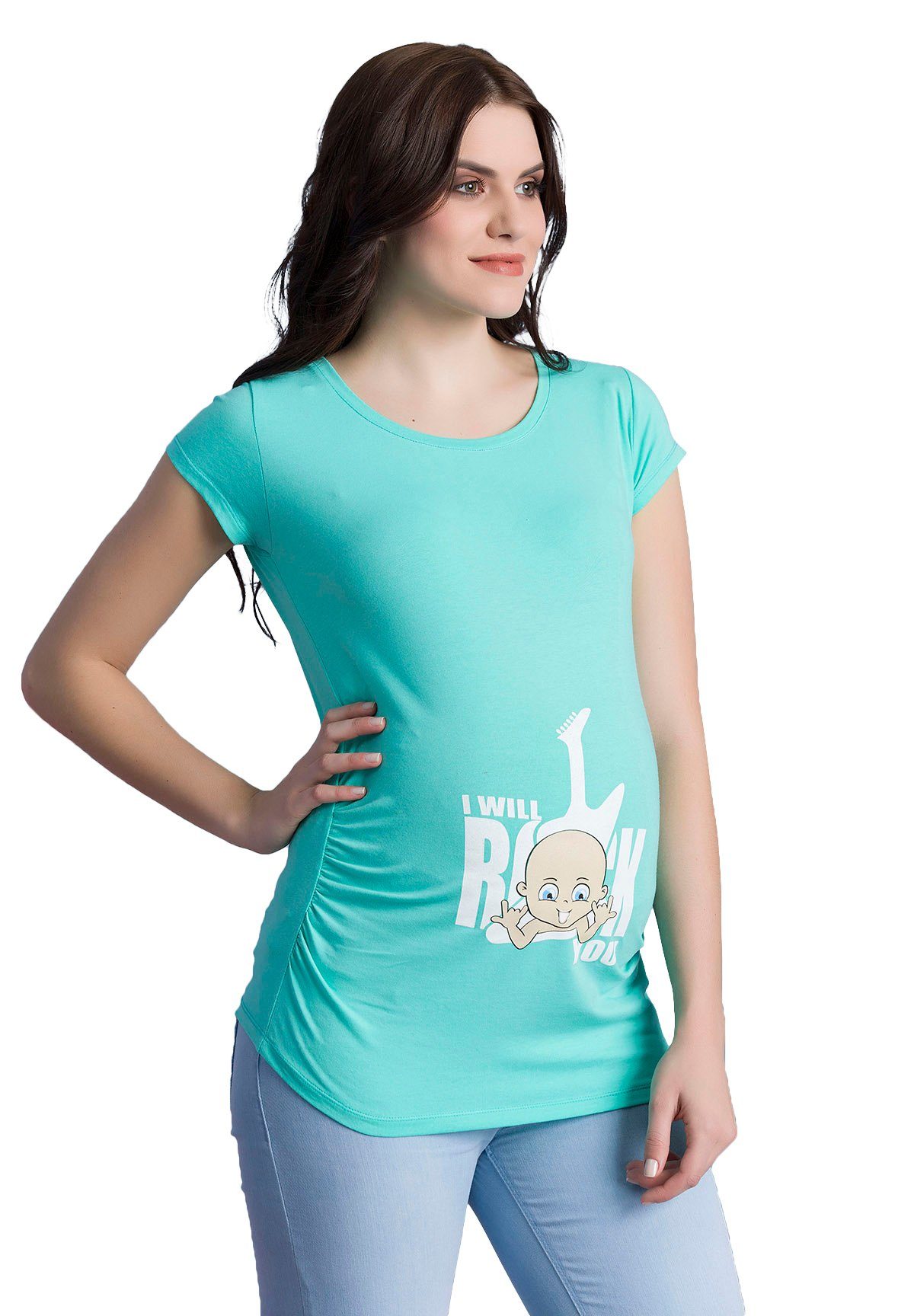 Umstandsshirt I Will Rock You