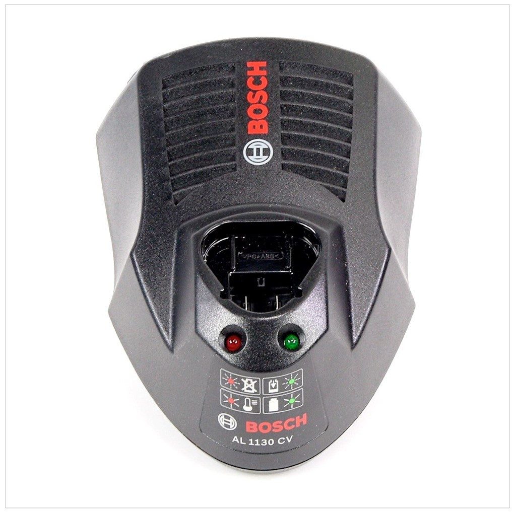Bosch Professional AL 1130 CV Schnell Ladegerät für 10,8 V Li-Ion Akku (2607225134) Schnelllade-Gerät