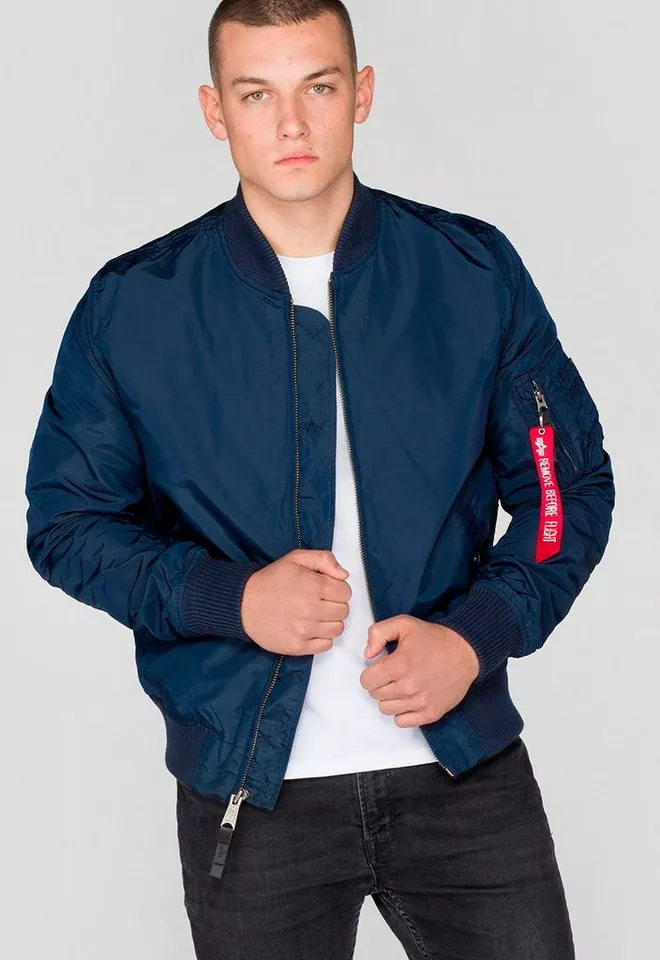 alpha industries Bomberjacke MA-1 TT Kunstfaser, slim fit