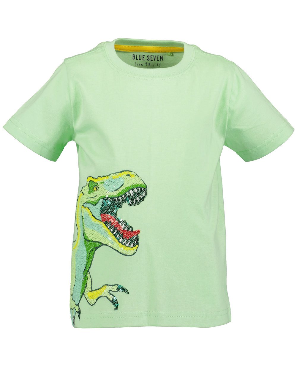 T-Shirt Blue Seven Jungen T-Shirt Dinosaurier hellgrün