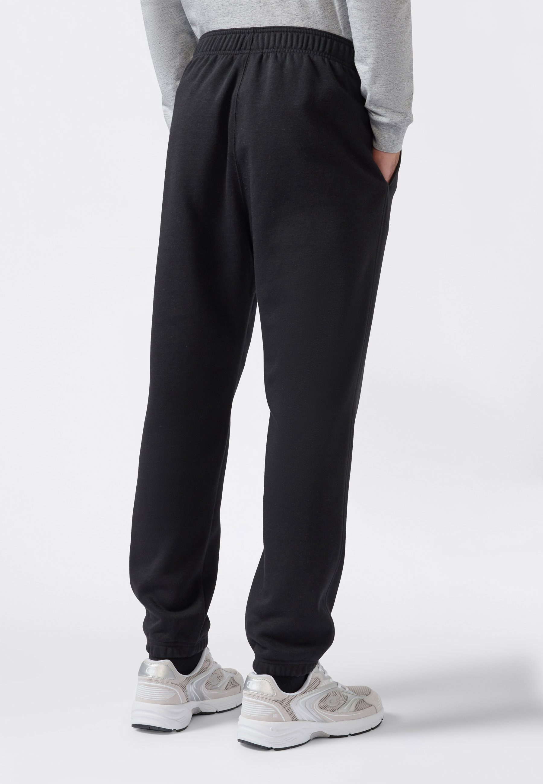 Champion Jogginghose ICONS Fleece Elastic Cuff Pants mit elastischen Bündchen, aus Baumwolle und Polyester