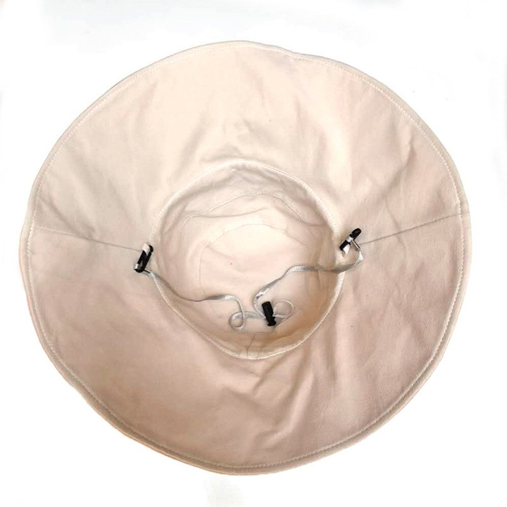 Zaewry Sonnenhut Damen Sommerhut Sonnenhut mit beidseitigem UV-Schutz Fischerhut mit gestickten Gänseblümchenmotiven