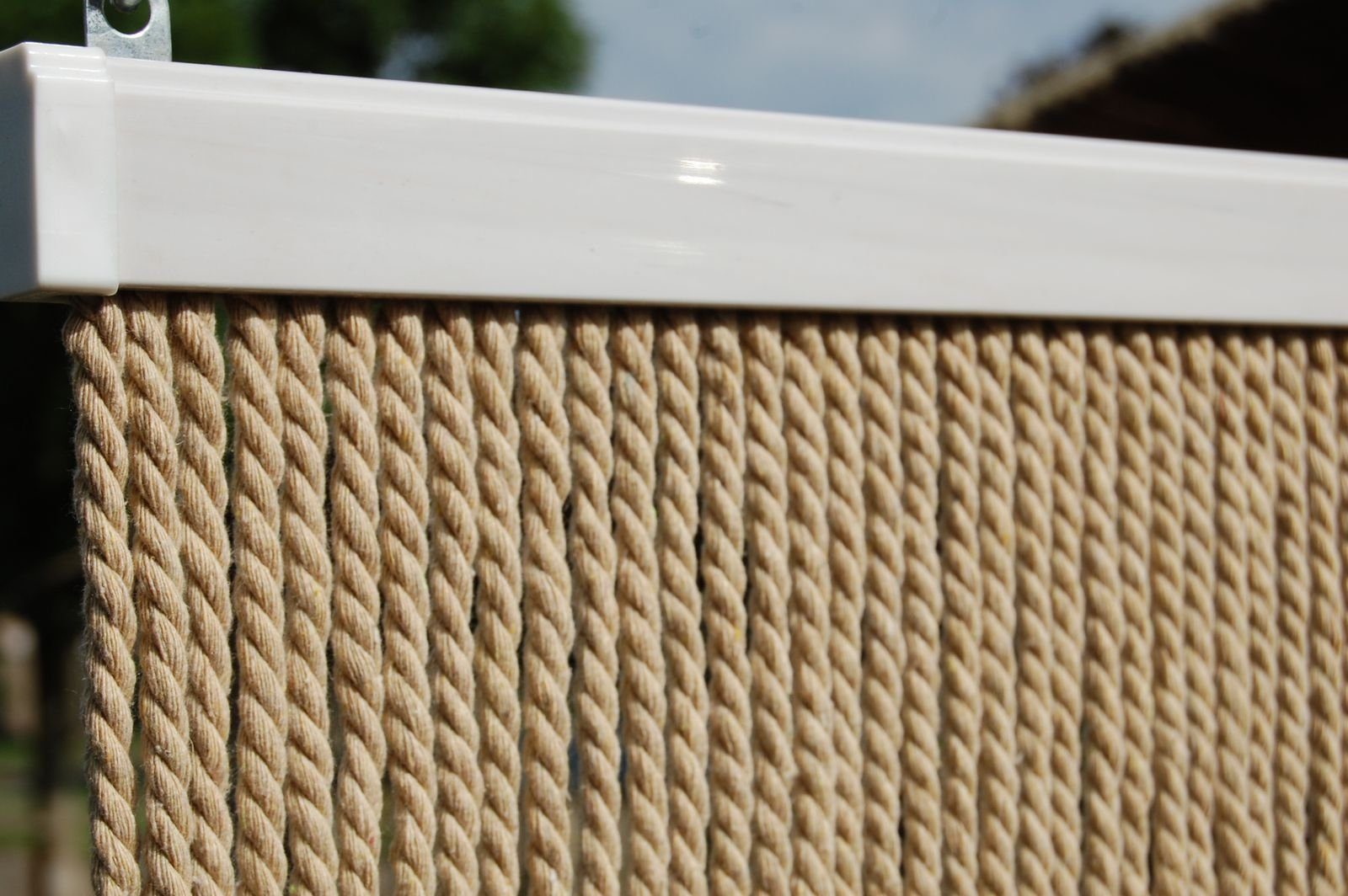 Insektenschutz-Vorhang Seilvorhang Schrauben cm, 210 1 inklusive TOULON x beige, La CASA Kunststoff Tenda - 90