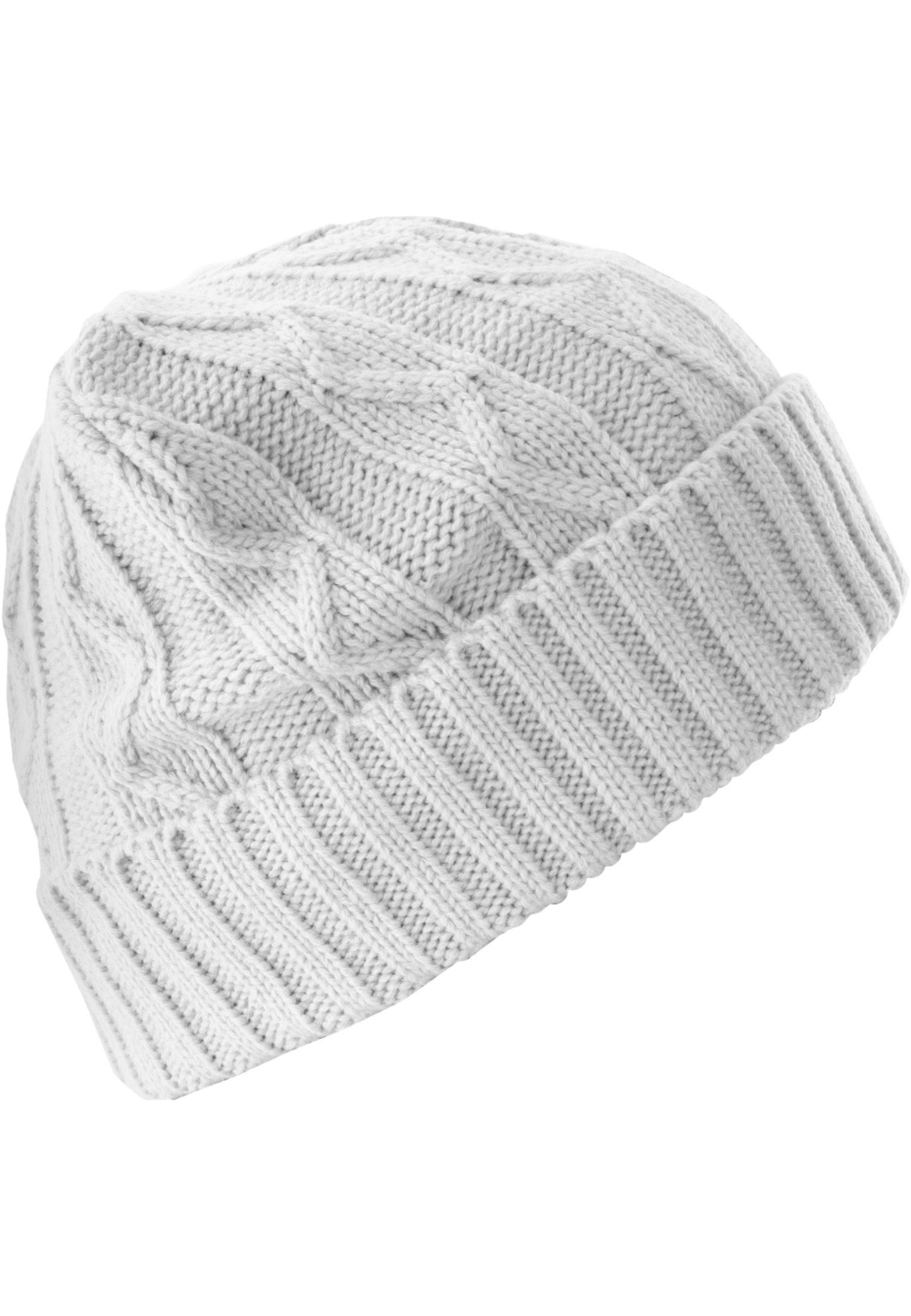 Accessoires Beanie MSTRDS Cable Beanie white (1-St) Flap