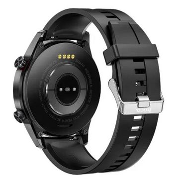 HOCO Smartwatch Y2 Pro Smart Sport (Anrufe möglich) Schwarz Smartwatch, 1-tlg.