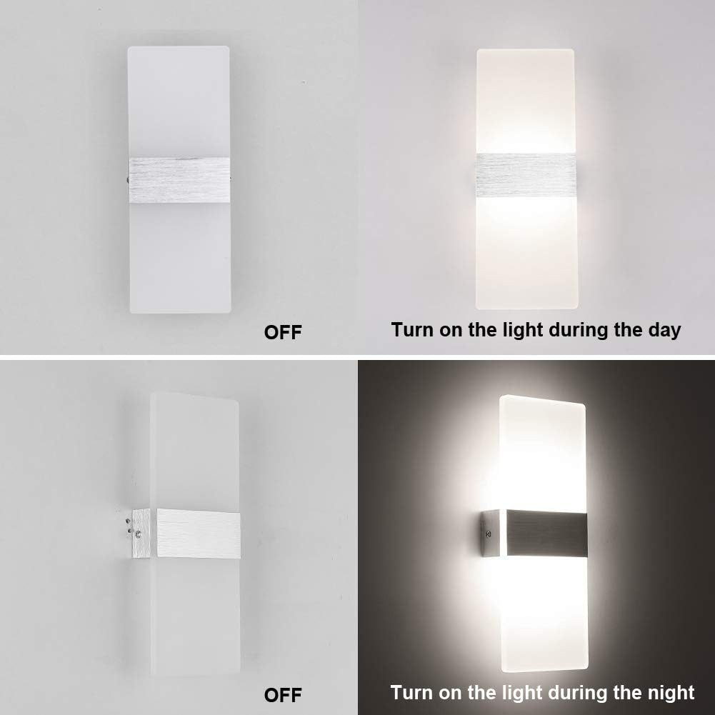 ZREE LED Wandleuchte 2 Stück 12W günstig online kaufen