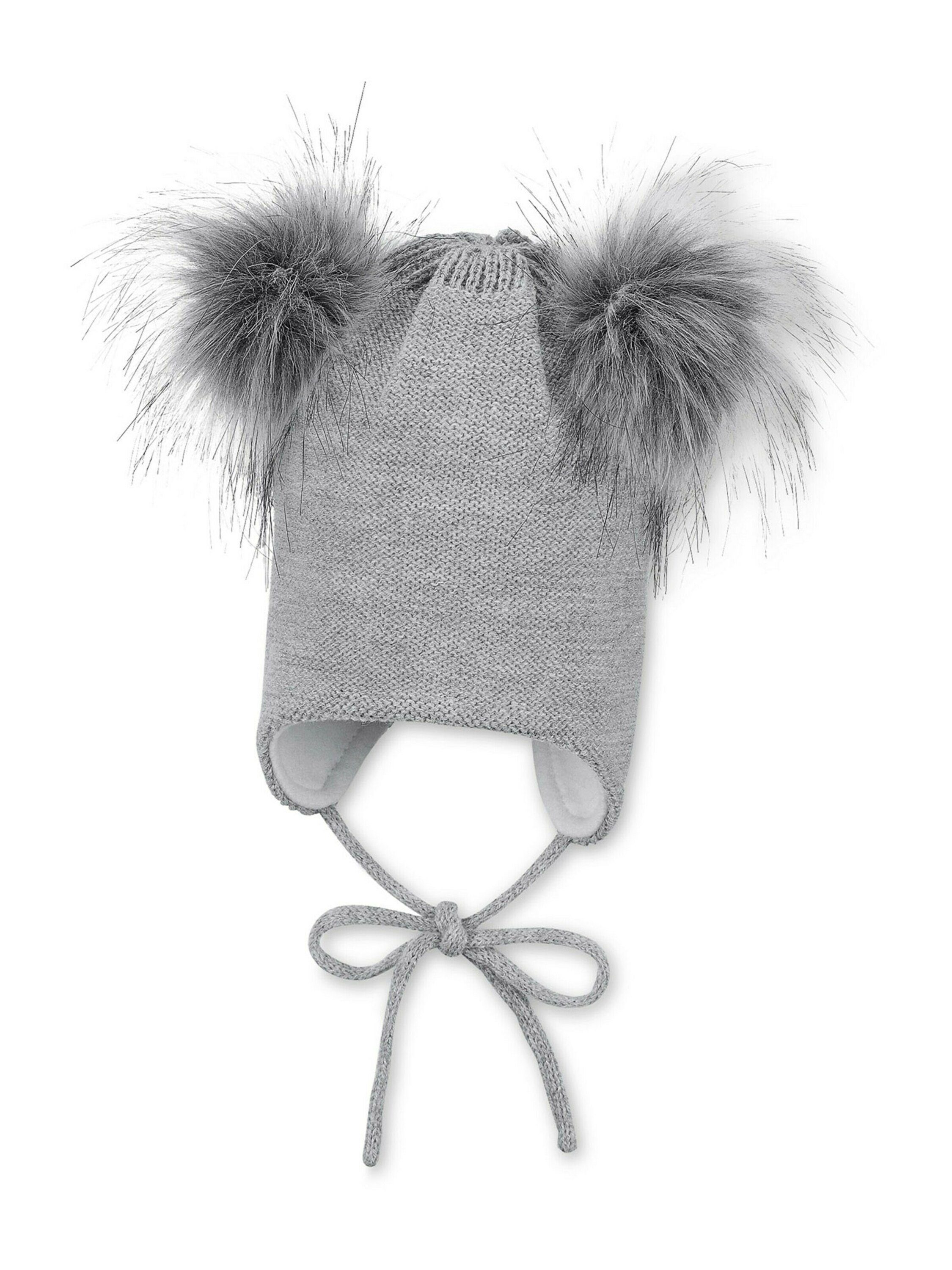 Sterntaler Kinder Strickmütze Mit Bommel & Ohrenklappen – Gefüttert, Für Babys Ab 9 Monaten