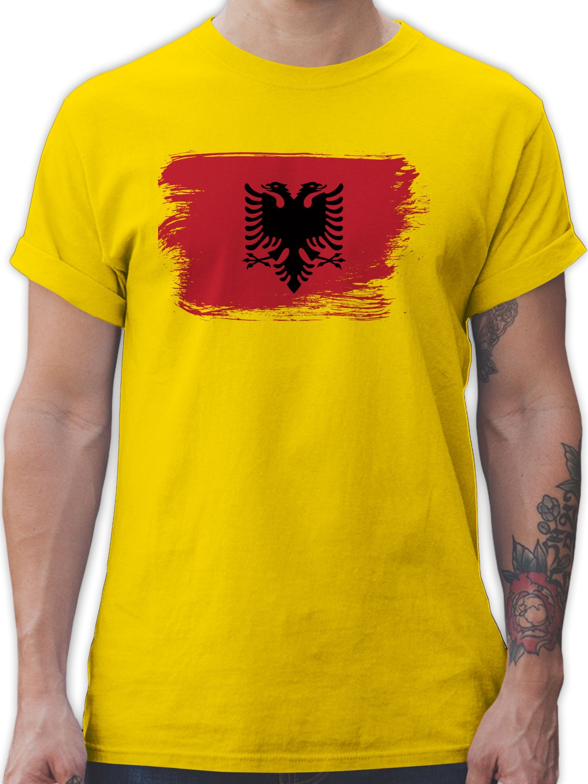 Shirtracer T-Shirt Flagge Vintage Albanien - Stadt und City Outfit - Herren  Premium T-Shirt albanian t shirt - albanisch tshirt - albanische outfit -  albanien